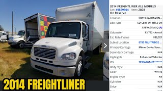Copart Truck Auction (Medium Duty & Box Trucks - Repairable)