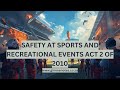 Safety at Sports and Recreational Events Act 2010: Protecting Crowds in South Africa