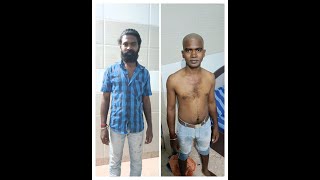 Young man headshave in velankanni #bald #gundu #mottai #shaving #takla #மொட்ட #மொட்டை #headshave