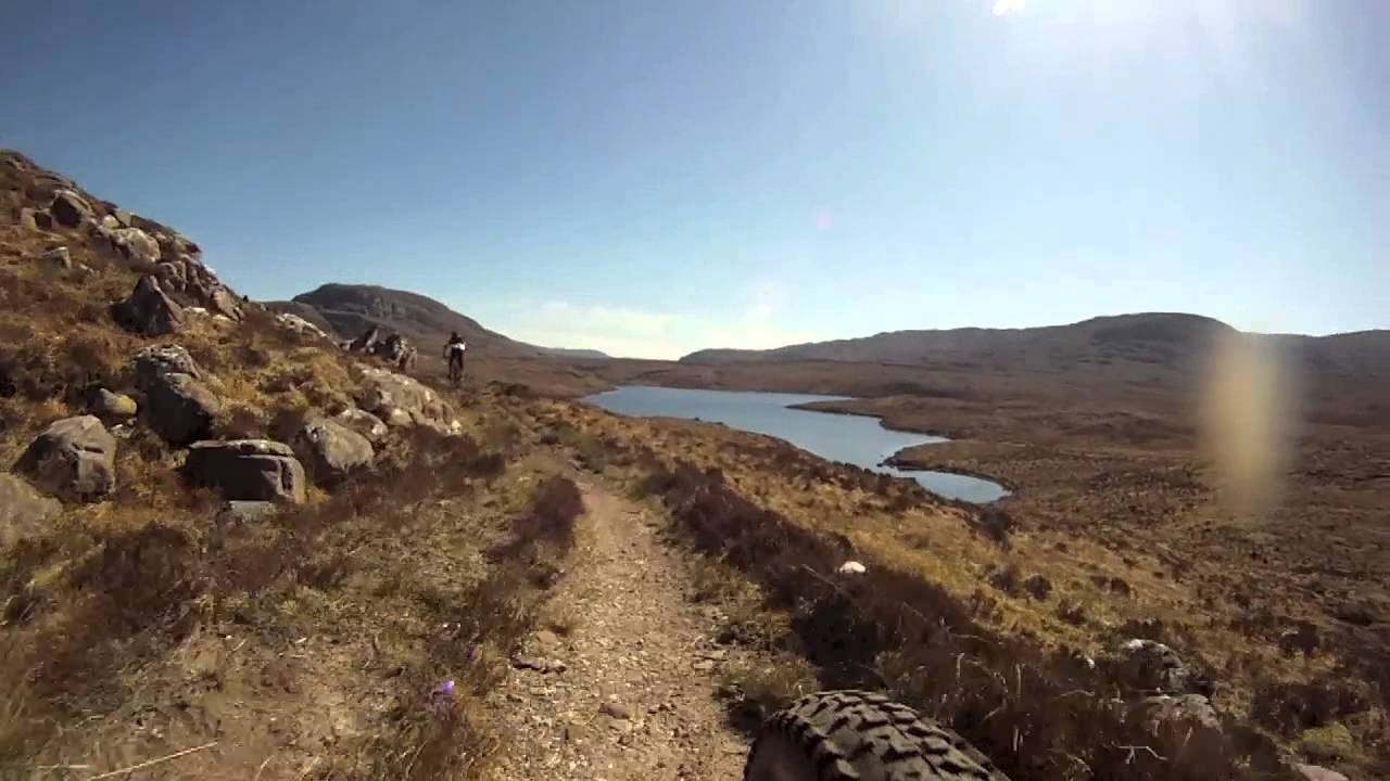 Mountain Biking on the Applecross Peninsula, near Torridon Mountains