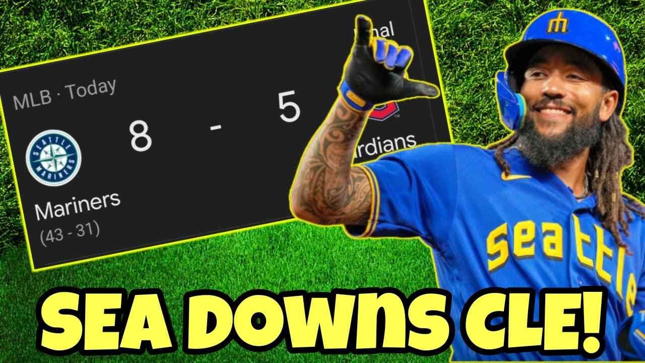 Mariners Offense WINS Game 1 vs Guardians! Mariners Postgame YouTube