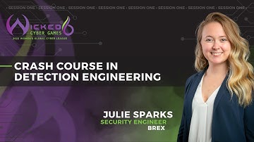 Session 1 | Crash Course in Detection Engineering by Julie Sparks, #Wicked6 2022