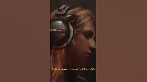 “me rewriting verses & cutting vocals at 12am for tit for tat after a show” -@TateMcRae via TikTok