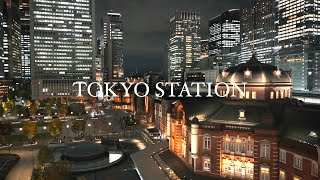 Tokyo Station at Night - Japan (4K HDR) / 夜の東京駅