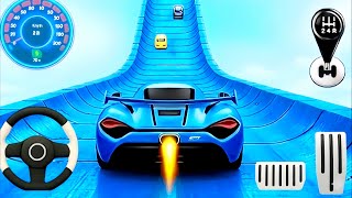 Impossible Crazy Cars Mega Ramp |Extreme Car Stunts Racing Driver Master Simulator Gameplay #racing screenshot 4