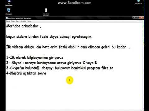 Video: Aynı Anda Iki Skype Nasıl çalıştırılır