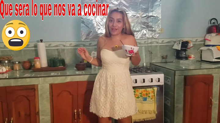 The girl prepares us a delicious recipe, very easy and rich (Heidy)