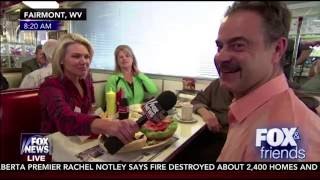 Fox & Friends at DJ's 50s and 60s Diner in Fairmont West Virginia