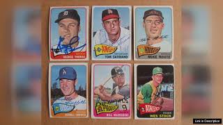 1965 Topps Baseball Signed Autographed Card Singles Complete Your Set Updated Review