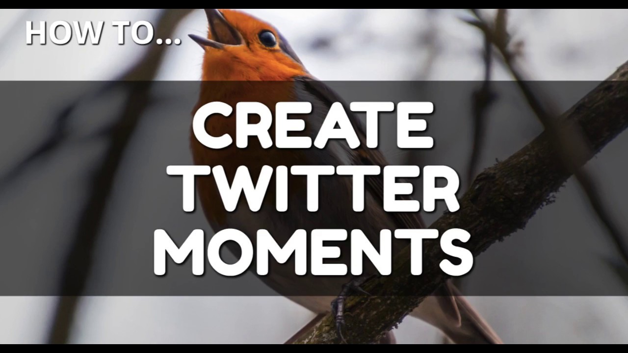 HOW TO: Create Twitter Moments - YouTube