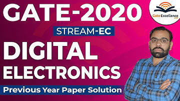 GATE Previous Years Paper Solution | GATE EC | GATE 2020 | Digital Electronics