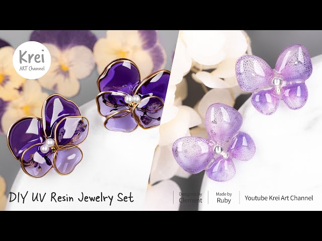 UVレジン】魅惑のパープルコレクションセット〜♪ UV Resin-Enchanting