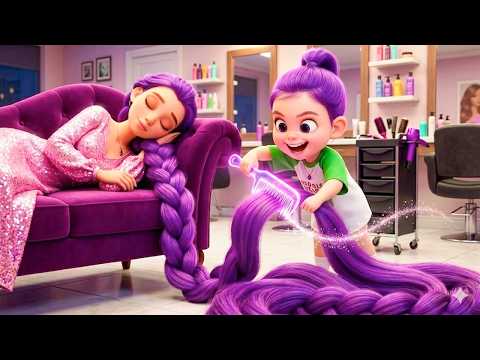 😱💇‍♀️ Rumi Designs a Brand-New Hairstyle for Mom! ✨💖