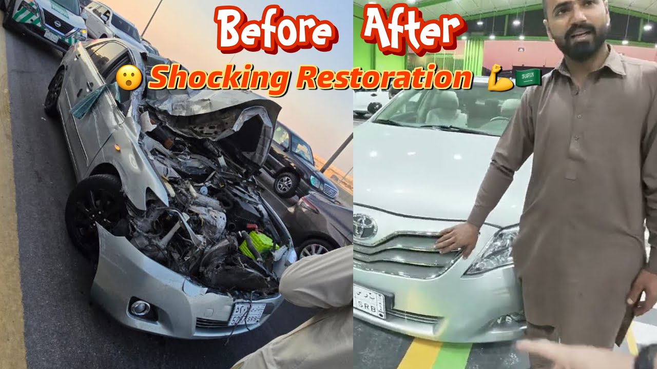 2008 Camry Modified with Sunroof- 😮 Shocking Restoration in KSA 🇸🇦 - 