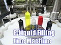 CX-YGF E-liquid chubby gorilla filling line machine丨30ml eliquid filling packaging line