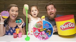 NEW Play Doh Slime, Foam, Putty, Krackle, Super Cloud