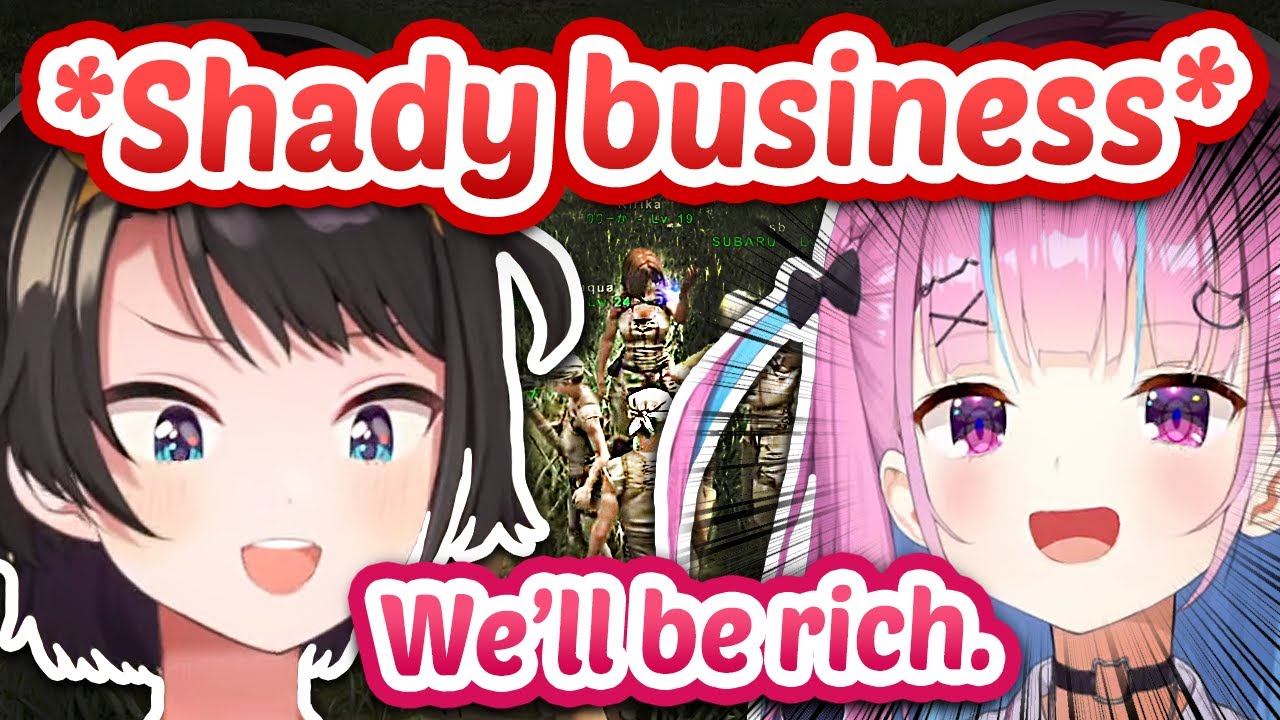Aqua & Subaru's Get Rich Quick Scheme In HoloARK Goes Wrong 【ENG Sub Hololive】