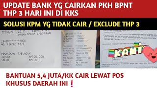 UPDATE ON BANKS DISBURSING PKH BPNT PHASE 3 TODAY❗️5.4 MILLION IDR/FAMILY AID DISBURSED VIA POST ...