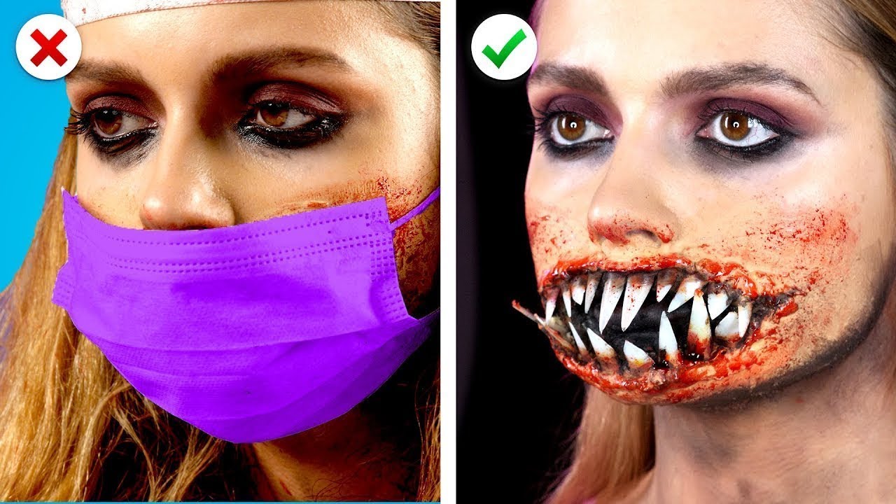5 Spooky Halloween Makeup Ideas! DIY Halloween Party Looks