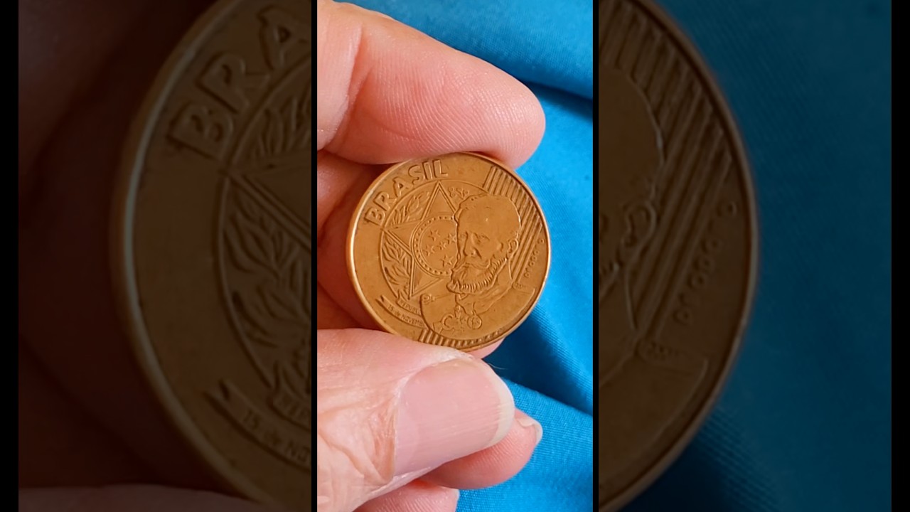 25 centavos 2008 / Reverso horizontal a esquerda.