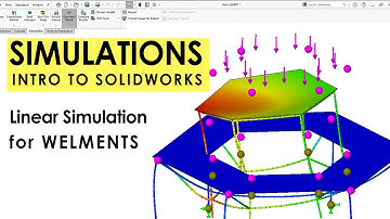 Weldment Simulations in SolidWorks - Light Intro