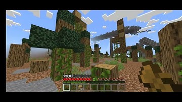Playing a Minecraft fallout 4 map