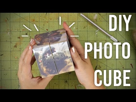 How to Make Folding Photo Cube : DIY : Great gift idea!