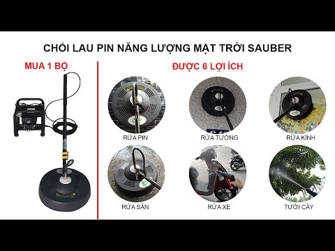 CHỔI LAU PIN NĂNG LƯỢNG MẶT TRỜI