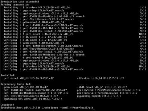 CentOS 7 Git Source 설치