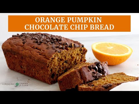 Orange Pumpkin Chocolate Chip Bread | Limoneira