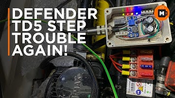 Defender TD5 Deployable Steps Electronics issues now!