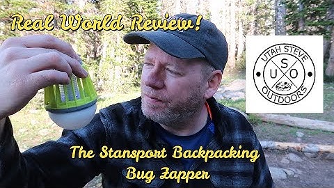 The Stansport Backpacking Bug Zapper (Real World Review!)