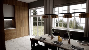 Проходка Дмитрия Фролкова проект на курсе Unreal Engine 4 for Archviz | Обучение UE4 в Arhi.Teach