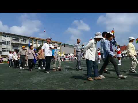 神山連区運動会2016交通安全防犯パレード