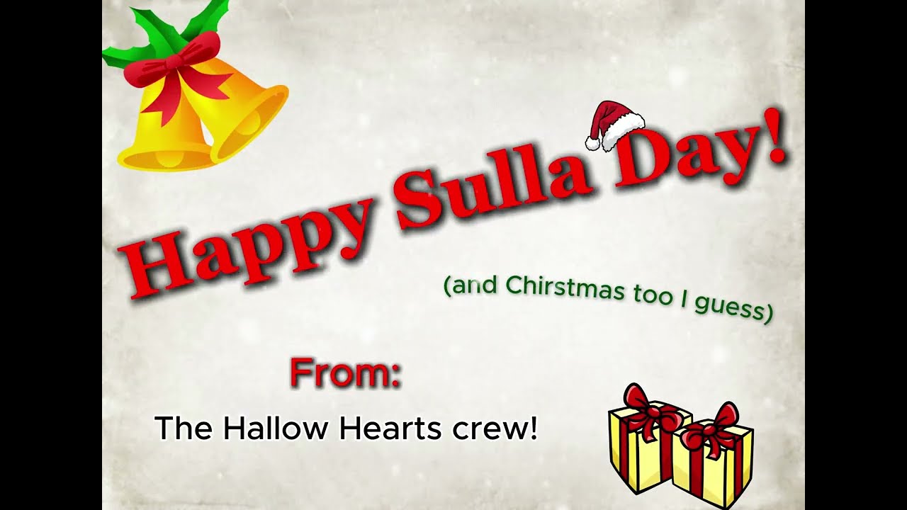 Happy Sulla Day! (and Christmas too)
