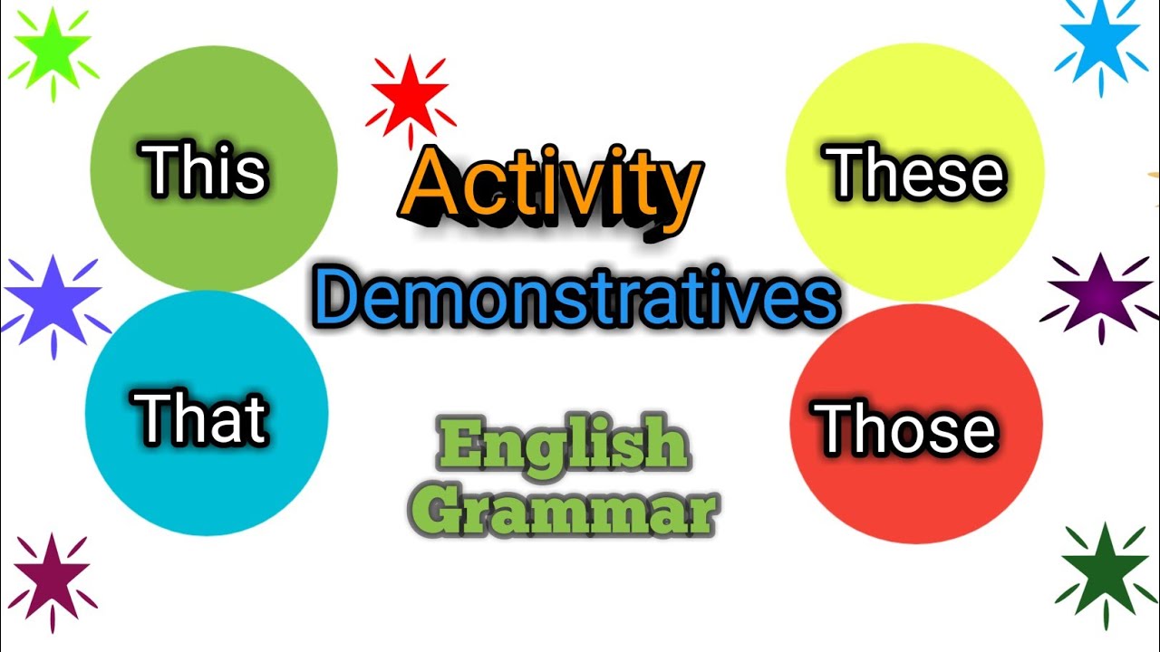 what is the use of this that these those|this that these those activity ...