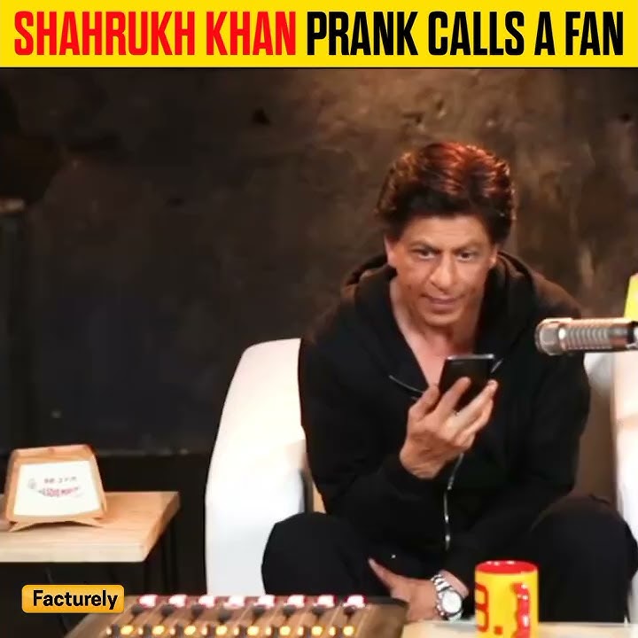 Shahrukh Khan Prank Calls a Fan 😂