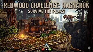 I Built a Hidden Base in ARK's Deadliest Woods... (Ragnarok Redwood Challenge) LIVE #ark
