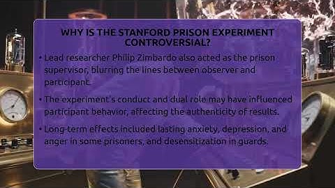Why Is The Stanford Prison Experiment Controversial? - Strange Science HQ