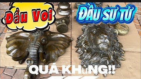 Đầu voi bằng đồng _ Đầu Sư Tử Bằng Đồng _ Hổ đồng xưa #đồcổcầnthơ #đồcổ
