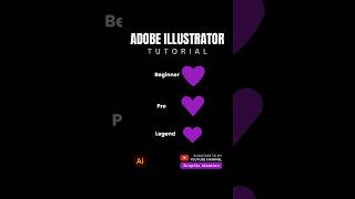 Beginner vs Pro vs Legend in Adobe Illustrator