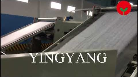 Hard thermal bonded wadding production line