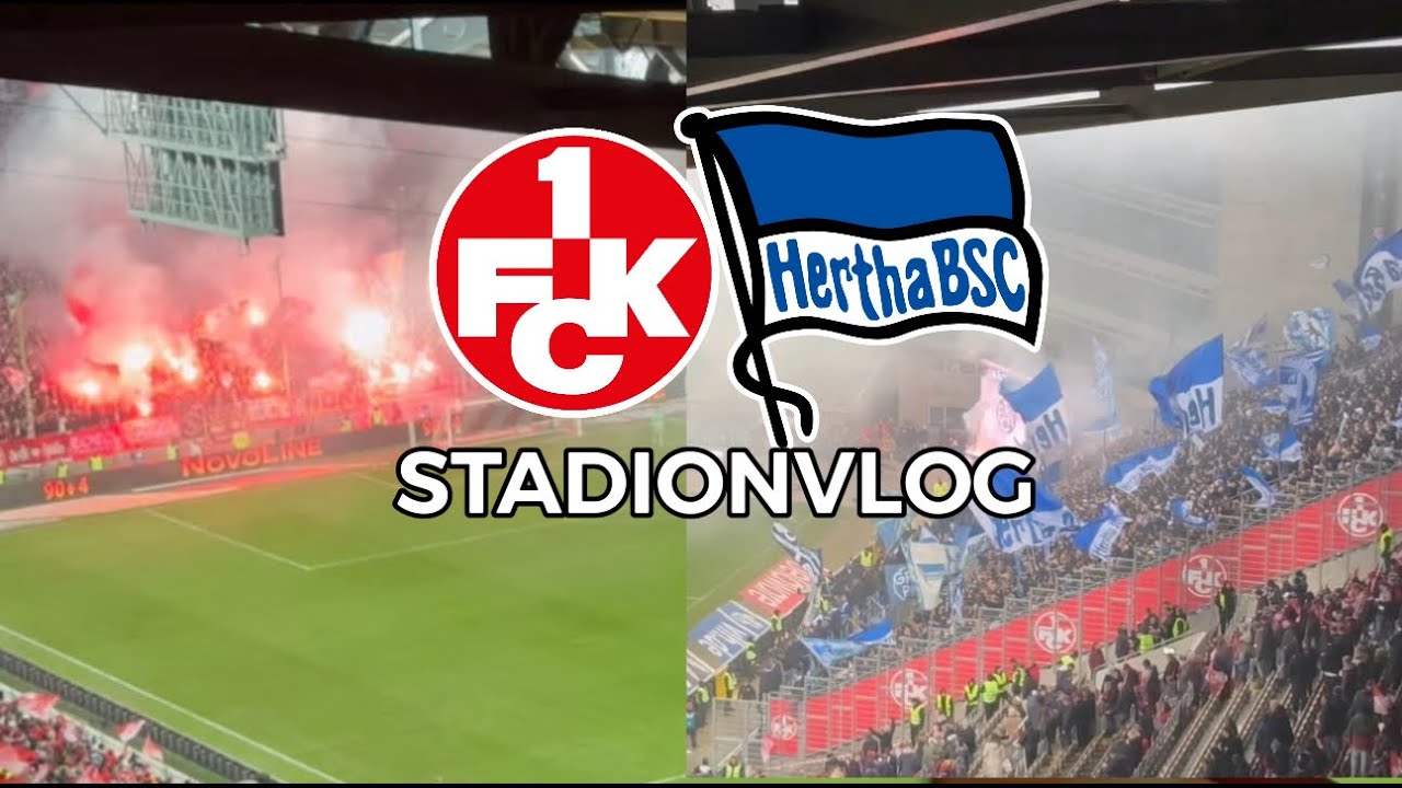 Krimi am Ende😱 | Lautern - Berlin Fan-Battle🔥 | 1. FC Kaiserslautern 🆚 Hertha BSC - Stadionvlog ⚽️