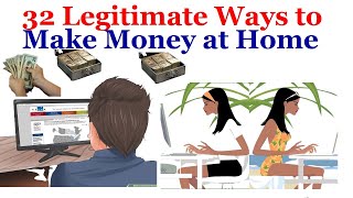 32 legitimate ways to make money at ...