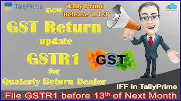 How to Export GSTR-1 Section-wise using TallyPrime | Tally Prime Latest Release 1.1.3