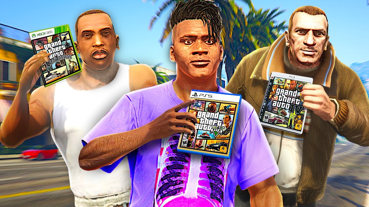 Playing Every GTA Game In 1 Video..