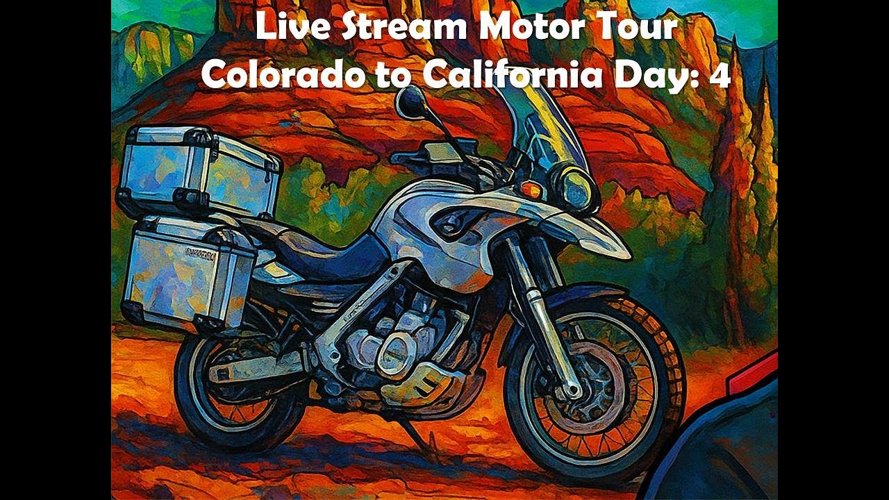 Stream Motorcycle Live Stream Motorcycle Tour - Colorado to California Day 4 - Let's Roll ...