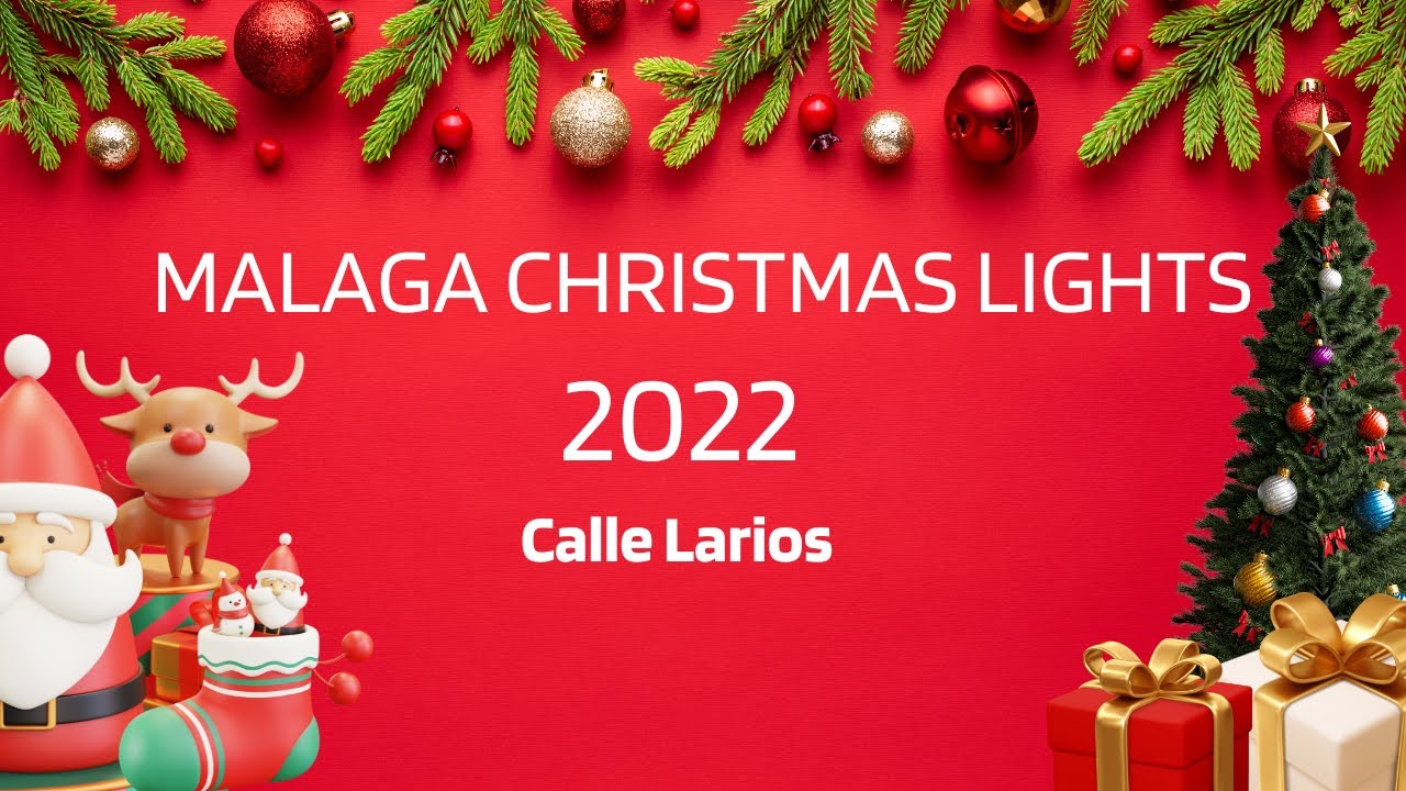 Malaga Christmas Lights 2022