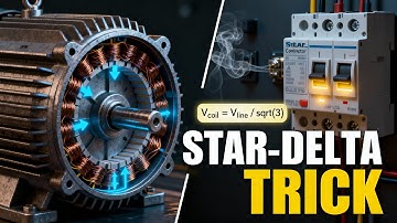 Star-Delta Starter Decoded: Taming the Motor’s High Starting Current (3D Explained)