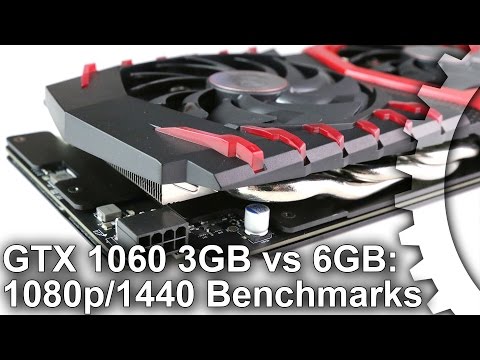 Arab pædagog Stationær GTX 1060 3GB/6GB 1080p vs 1440p Gaming Benchmarks - YouTube